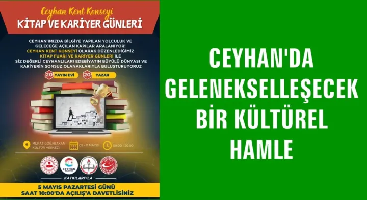 Ceyhan, Seçkin Yazarlar ve Yayınevlerini Ağırlıyor